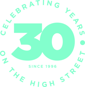 Celebrating 30 years on the high street